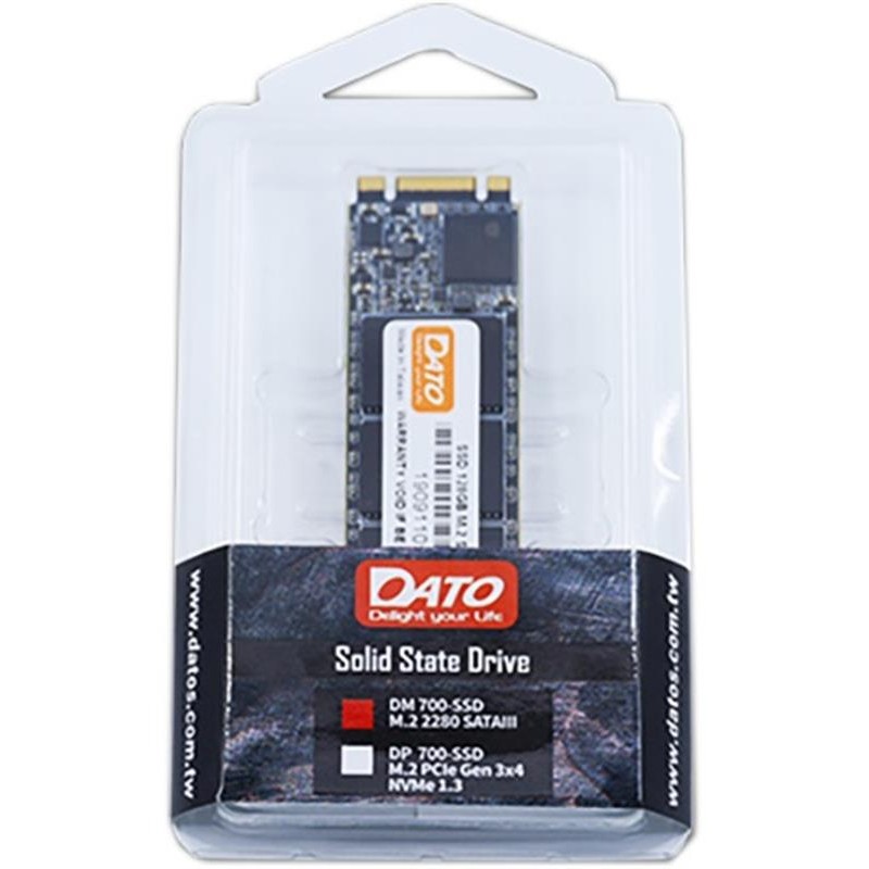 Накопичувач SSD 128GB Dato DM700 M.2 SATAIII 3D TLC (DM700SSD-128GB)