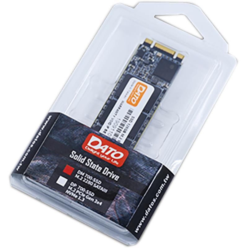 Накопичувач SSD 128GB Dato DM700 M.2 SATAIII 3D TLC (DM700SSD-128GB)