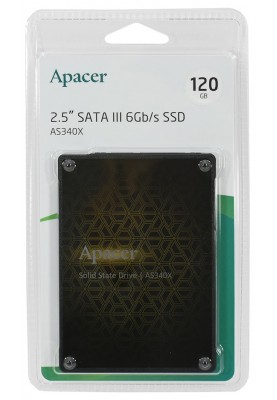 Накопичувач SSD  120GB Apacer AS340X 2.5" SATAIII TLC (AP120GAS340XC-1)