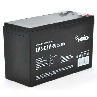 Акумуляторна батарея Merlion 12V 9AH (EV 6-DZM-9/14043) AGM