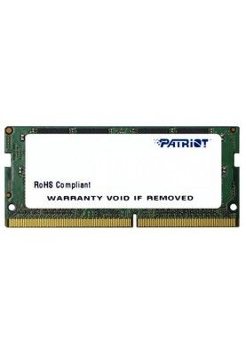 Модуль пам`яті SO-DIMM 4GB/2400 DDR4 Patriot Signature Line (PSD44G240081S)