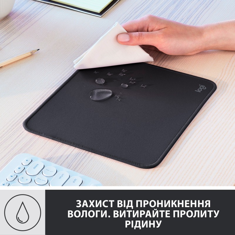 Ігрова поверхня Logitech Mouse Pad Studio Graphite (956-000049)