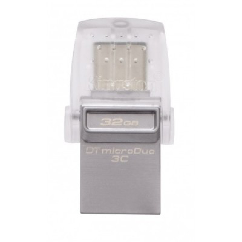 Флеш-накопичувач USB3.1 32GB Type-C Kingston DataTraveler microDuo 3C (DTDUO3C/32GB)