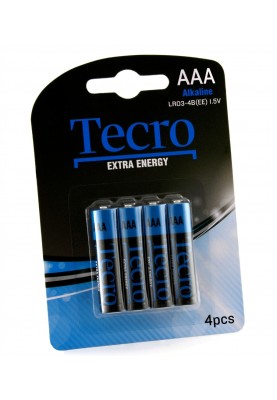 Батарейка Tecro Extra Energy Alkaline AAA/LR03 BL 4 шт
