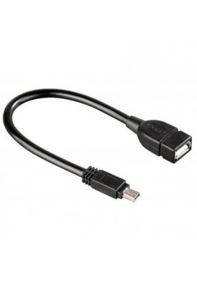 Кабель Atcom USB - mini-USB V 2.0 (F/M), (5 pin), 0.1 м, Black (12822)