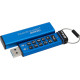 Флеш-накопичувач USB3.1 64GB Kingston DataTraveler 2000 Keypad 256bit AES Hardware Encrypted (DT2000/64GB)