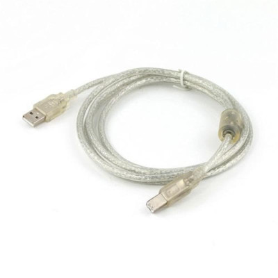 Кабель Cablexpert (CCF-USB2-AMBM-TR-0.75M) USB2.0 A-USB B, 0.75м, феритовий фільтр