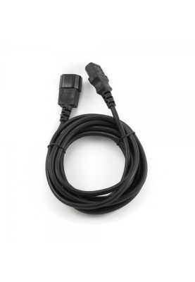 Кабель силовий Cablexpert PC-189-VDE-3M (С13-С14), VDE, чорний, 3м