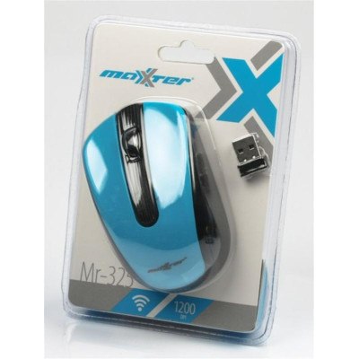 Миша бездротова Maxxter Mr-325-B Blue
