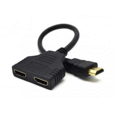 Кабель-розгалужувач Cablexpert HDMI - 2хHDMI (M/F), 0.3 м, Black (DSP-2PH4-04)