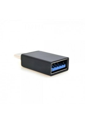 Адаптер Cablexpert USB - USB Type-C V 3.0 (F/M) Black (A-USB3-CMAF-01)