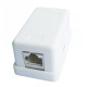 Розетка Cablexpert (NCAC-HS-SMB2) 2хRJ-45, Cat5Е, зовнішня, біла