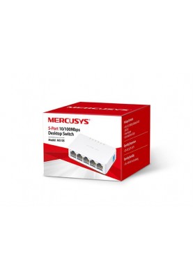 Комутатор Mercusys MS105 (5х10/100 Мбит)