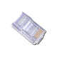 Конектор RJ 45 Cablexpert (PLUG3UP6/10) із позолоченими контактами (10 шт/уп)