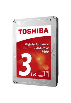 Накопичувач HDD SATA 3.0TB Toshiba P300 7200rpm 64MB (HDWD130EZSTA)
