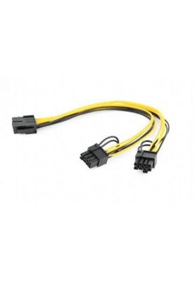 Кабель живлення Cablexpert (CC-PSU-85) 2 x male 6+2 pin - 8 pin, 0.3 м