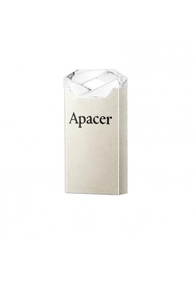 Флеш-накопичувач USB 32GB Apacer AH111 Silver/Crystal (AP32GAH111CR-1)