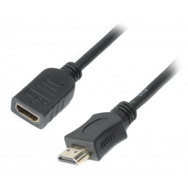 Кабель Cablexpert HDMI - HDMI (M/F), подовжувач, 1.8 м, чорний (CC-HDMI4X-6) пакет