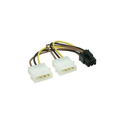 Кабель живлення Gembird (CC-PSU-6) Molex-6 pin, 0.15 м