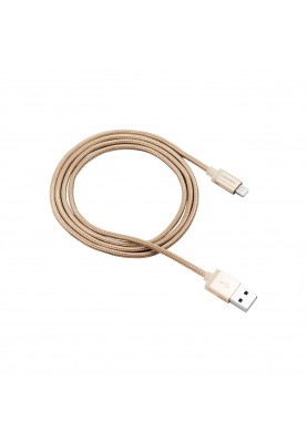 Кабель Canyon USB - Lightning 1м, Gold (CNS-MFIC3GO)