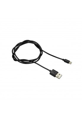 Кабель Canyon USB - Lightning (M/M), 1 м, Black (CNS-MFICAB01B)