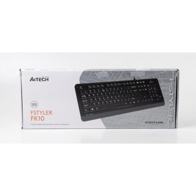 Клавіатура A4Tech FK10 Ukr Grey