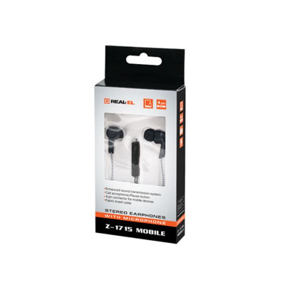 Гарнітура REAL-EL Z-1715 Black