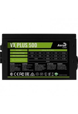 Блок живлення AeroCool VX Plus 500 500W
