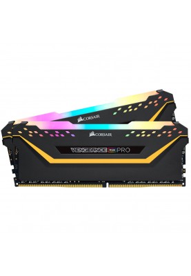 Модуль пам`ятi DDR4 2x8GB/3200 Corsair Vengeance RGB Pro Black (CMW16GX4M2C3200C16-TUF)