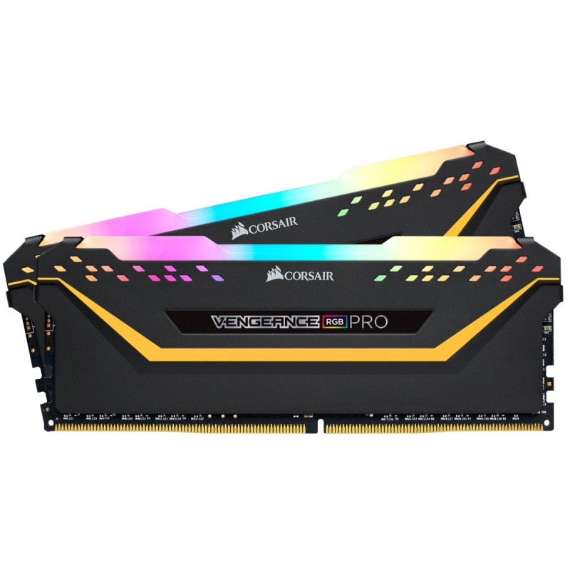 Модуль пам`ятi DDR4 2x8GB/3200 Corsair Vengeance RGB Pro Black (CMW16GX4M2C3200C16-TUF)