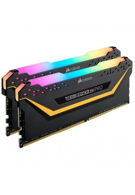 Модуль пам`ятi DDR4 2x8GB/3200 Corsair Vengeance RGB Pro Black (CMW16GX4M2C3200C16-TUF)