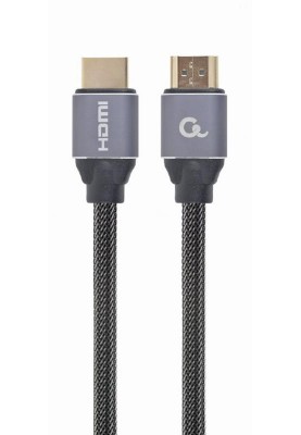 Кабель Cablexpert HDMI - HDMI V 2.0 (M/M), 1 м, чорний/сірий (CCBP-HDMI-1M) коробка