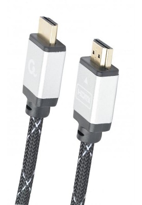 Кабель Cablexpert HDMI - HDMI V 2.0 (M/M), 3 м, чорний/сірий (CCB-HDMIL-3M) коробка