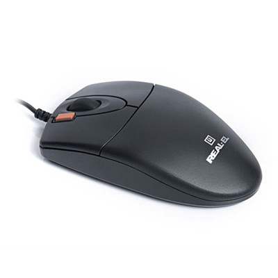 Миша REAL-EL RM-220 Black (EL123200026)
