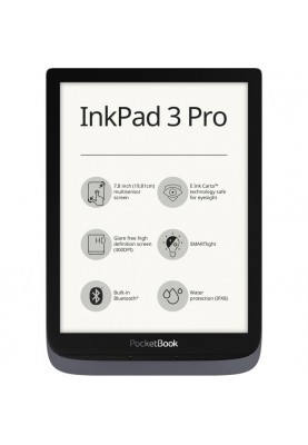 Електронна книга PocketBook InkPad3 Pro 740 Metallic Grey (PB740-2-J-WW)