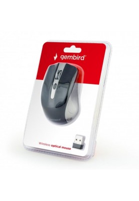 Миша бездротова Gembird MUSW-4B-04-GB Grey/Black