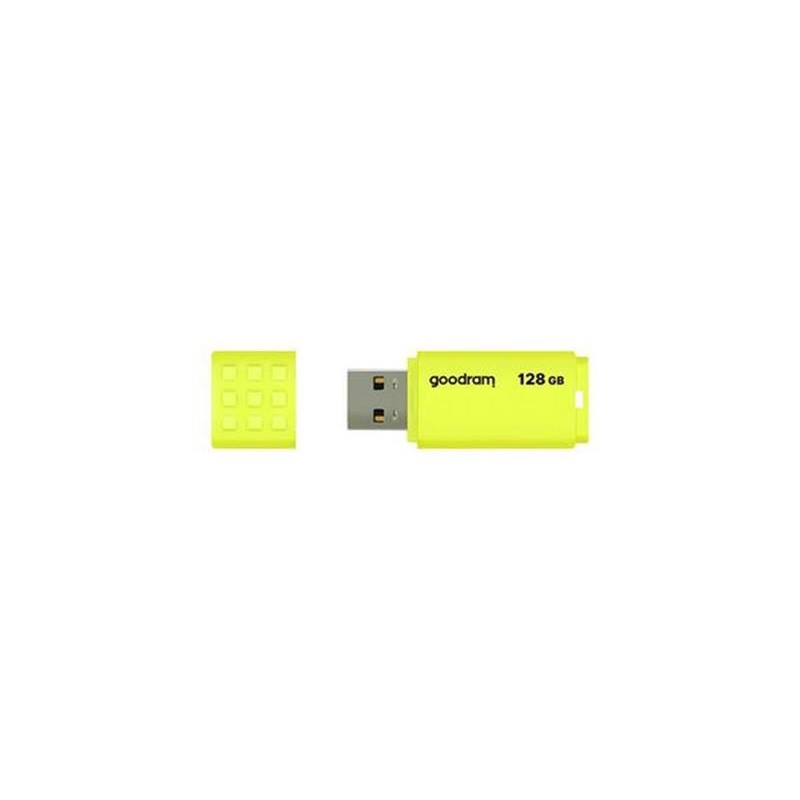 Флеш-накопичувач USB2.0 128GB Goodram UME2 Yellow (UME2-1280Y0R11)