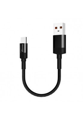 Кабель Grand-X USB-USB-C, Cu, 0.2м, Power Bank, Black (FM-20C)