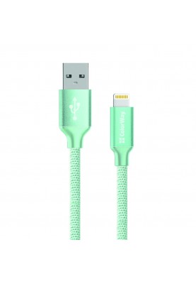 Кабель ColorWay USB - Lightning (M/M), 1 м, Mint (CW-CBUL004-MT)