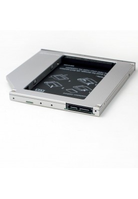 Адаптер Grand-X для підключення HDD 2.5" у відсік приводу ноутбука SATA/SATA3 (HDC-25N)