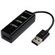 Концентратор Grand-X Travel 4хUSB2.0 Black (GH-403)