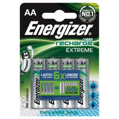 Акумулятори Energizer Recharge Extreme AA/HR06 LSD Ni-MH 2300 mAh BL 4шт