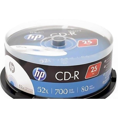 Диски CD-R HP (69311/CRE00015-3) 700MB 52x, шпиндель, 25 шт