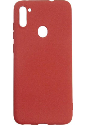 Чохол-накладка Dengos Carbon для Samsung Galaxy A11 SM-A115 Red (DG-TPU-CRBN-66)