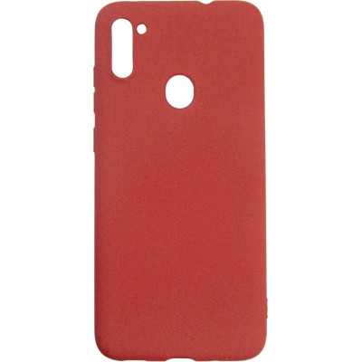 Чохол-накладка Dengos Carbon для Samsung Galaxy A11 SM-A115 Red (DG-TPU-CRBN-66)