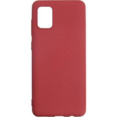 Чохол-накладка Dengos Carbon для Samsung Galaxy A31 SM-A315 Red (DG-TPU-CRBN-63)