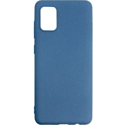 Чохол-накладка Dengos Carbon для Samsung Galaxy A31 SM-A315 Blue (DG-TPU-CRBN-64)