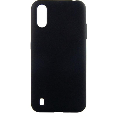 Чохол-накладка Dengos Carbon для Samsung Galaxy A01 SM-A015 Black (DG-TPU-CRBN-54)