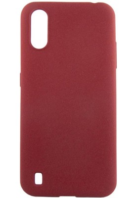 Чохол-накладка Dengos Carbon для Samsung Galaxy A01 SM-A015 Red (DG-TPU-CRBN-55)