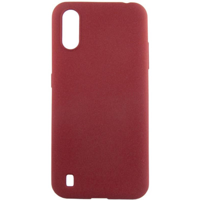Чохол-накладка Dengos Carbon для Samsung Galaxy A01 SM-A015 Red (DG-TPU-CRBN-55)